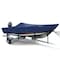 Eevelle Boat Cover V HULL FISHING Side Console, Narrow Series Inboard 19ft 6in L 92in W Navy SFVFSC1992-NVY - alternate 1